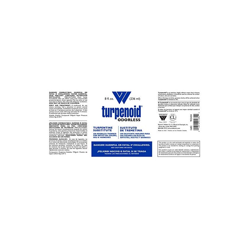 Martin/ F. Weber Weber 8-Ounce Odorless Turpenoid (1682)