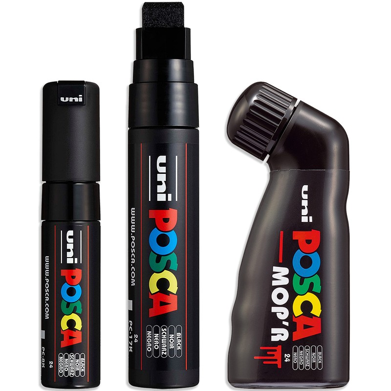 Posca - Broad Nib Paint Marker Pens - MOP'R, PC-17K,