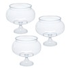 Fun Express Bulk 3 Pieces Short Round Pedestal Jars