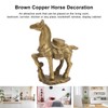 Copper Horse Ornaments Exquisite Durable Retro Craft Statue for Office