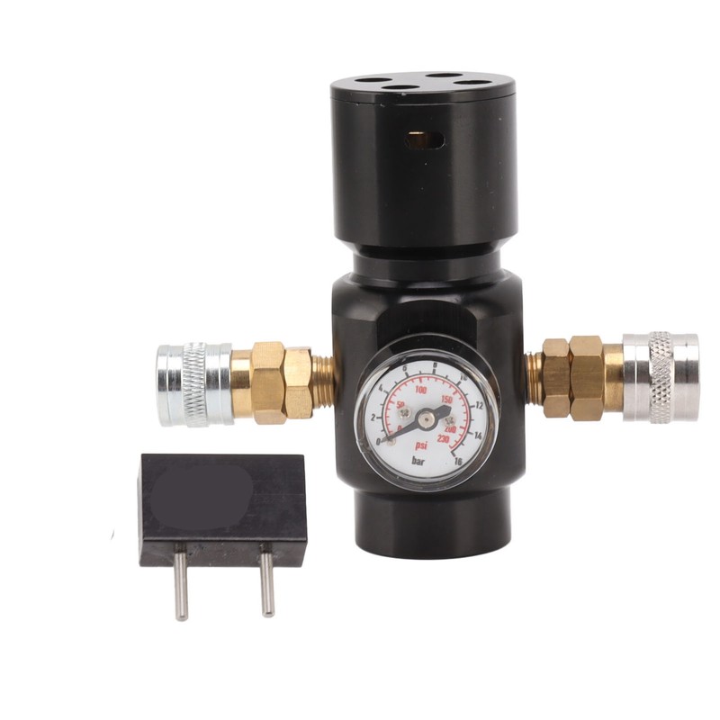 CO2 Mini Regulator Aluminum Alloy Brass Stainless Steel 8mm Dual
