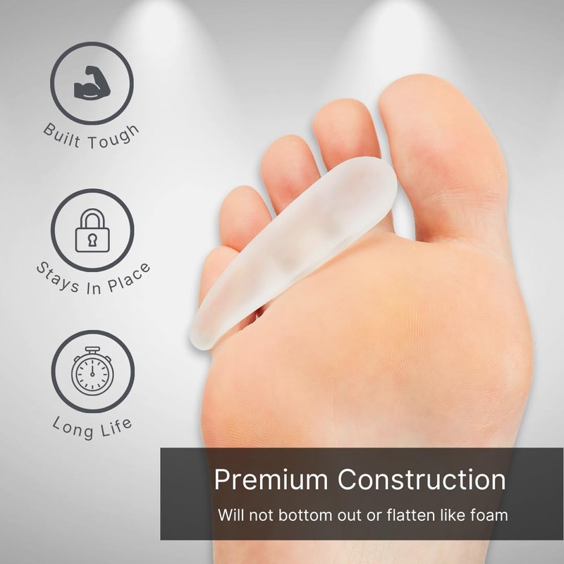 NatraCure Gel Hammer Toe Crest Pads (Left/Right) - 2 Pairs