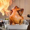 TeamFar Beer Can Chicken Holder, Stainless Steel Roasting Drip Pan