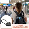 PATIKIL 3 Digit Cable Combination Lock, 3 Pcs Heart Shape