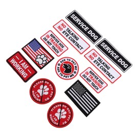 IWOWHERO 12Pcs Embroidered Themed Patches for Clothes Backpacks DIY Decorative Patches Durable Outdoor Accessories Easy Application Unique Designs