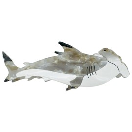 Aurasnap Hammerhead Shark Hair Claw Clip - Acetate Hair Clamp for Women, Non-Slip Large Hair Clips for Thin Thick Curly Hair, Ocean Animal Hair Accessories