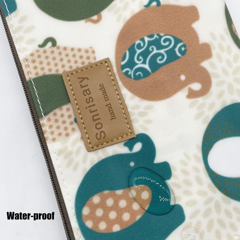 Porta cosméticos HUNGER estampado floral, funda de transporte, 14 patrones, (1141705),