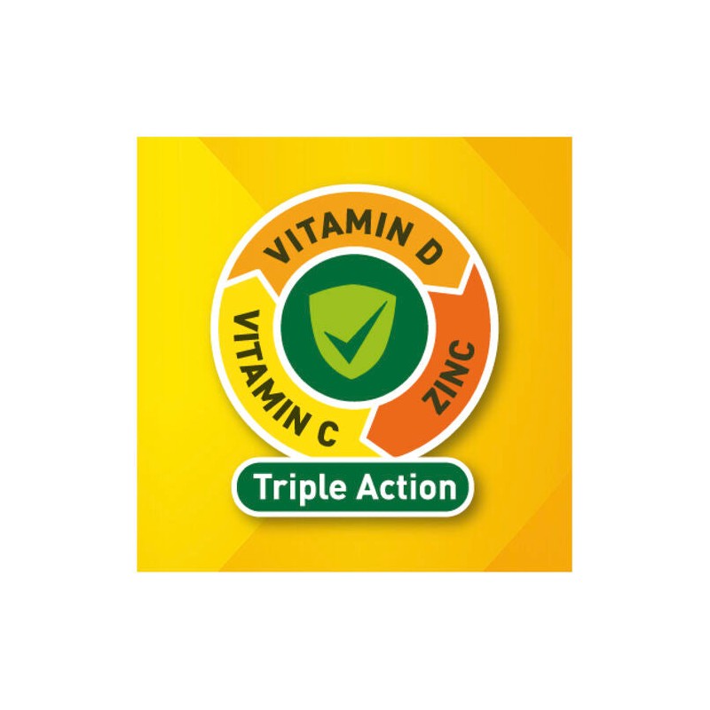 Berocca Immune Daily Defence Vitamin C, D and Zinc, Blackcurrant