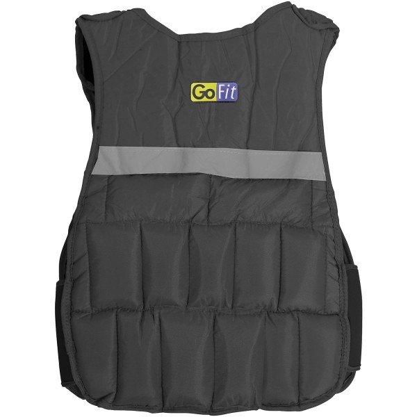 Gofit White Unisex Adjustable Weighted Vest 10 lbs. (GF-WV10) GOFGFWV10