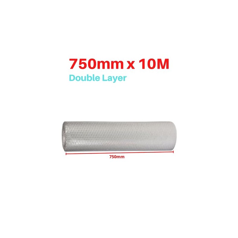 Double Layer Bubble Wrap Roll Bubble Size 10mm 10 Metres