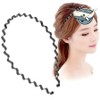Soft face wash headband wave design when washing face / 부드러운 세안 헤어밴드 물결 디자인 세안 시