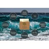 PAOS Sea Salt Soap, Approx. 150 g, Natural Soap, Acne
