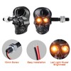 Motorcycle Turn Signals Led Skull Blinkers 10mm Screw Indicator Light