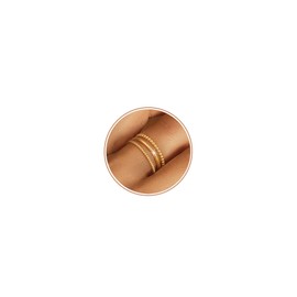 TOSGMY Gold Silver Rings for Women Non Tarnish Stackable 1.3mm Thin Gold Ring 14K Gold Plated Dainty Ring Set Trendy Thumb Pinky Ring Wedding Bands Promise Engagement Gold Jewelry Gifts Size 6-11