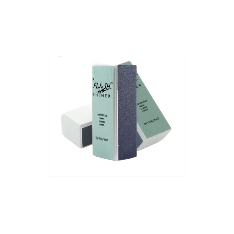 Design Nail Flash Shiner 3-Way Shine Buffer Block