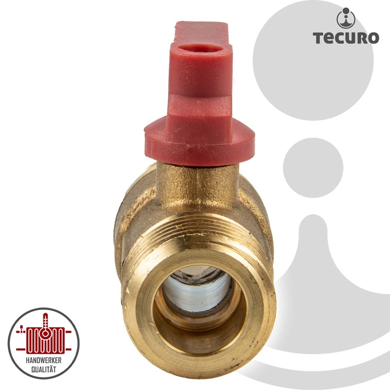 tecuro Mini Ball Valve on Both Sides Male Thread G