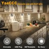 Yaeccc Dimmable LED Mini Spotlight Jewelry Showcase Display Lights Shell