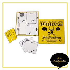 Shot Extension with 100 Playing Cards for German “Kampf gegen das Spiessertum” game.