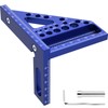 Metric 3D Multi-Angle Measuring Ruler, 22.5°-90° Degree Aluminum Alloy Woodworking