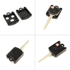 STAUBER Key Shell for Toyota Land Cruiser and FJ Cruiser/NO Locksmith Required Using Your Old Key and chip! - Black