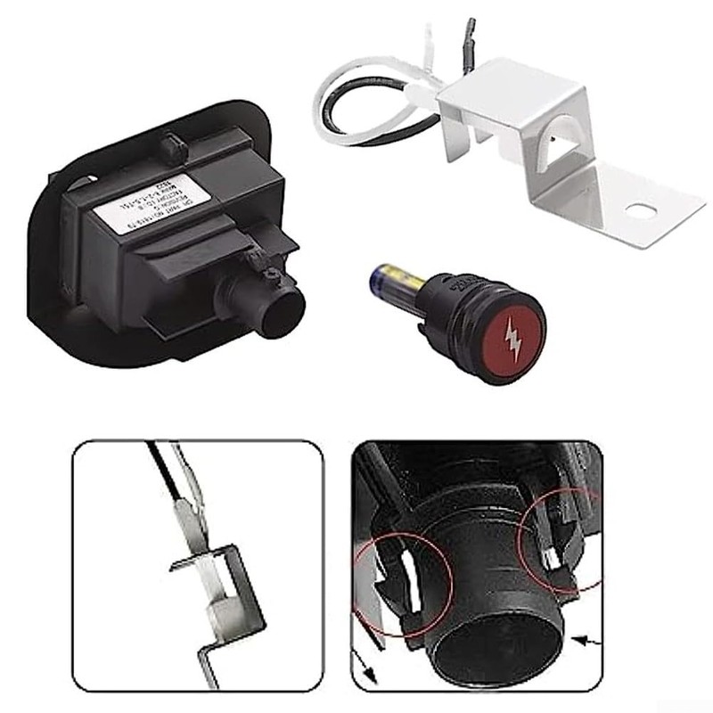 Gas for Ignition Kit Push Button Igniter Assembly Replace Suitable