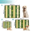Zhirexin Saint Patrick's Striped Washable Pee Pads for Dogs,Absorbent Reusable