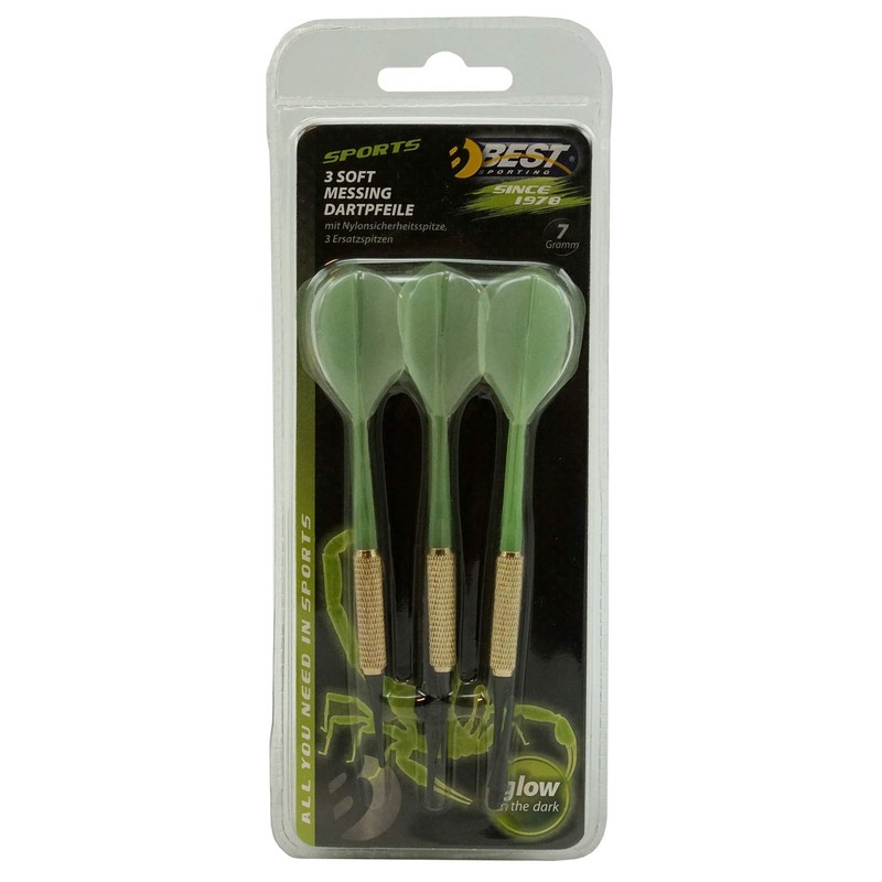 Best Sporting Glow In The Dark Safety Darts, Fluorescent Soft