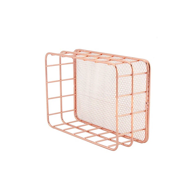 Fdit Cesta de almacenamiento de maquillaje, soporte organizador de