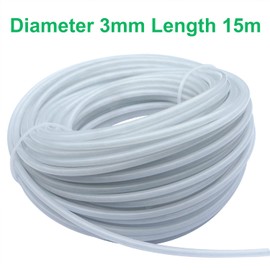 Zeqeey Heavy Duty 3mm 15m Round Nylon - Steel Grass Trimmer Line Weed Trimmer String Line Rope Wire Cord for Park Garden Yard