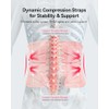 Faja lumbar para mujeres con dolor de espalda baja, soporte