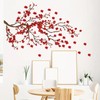 FuFUQUARE - Pegatinas de pared, diseño de flores de ciruelo
