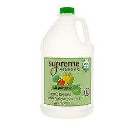 Supreme Organic Distilled White Vinegar, 1 Gallon