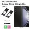 2 PCS for Galaxy Z Fold 5 Single SIM Card