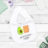 Mr. & Mrs. Panda Organic Baby Bib Avocado + Toast,