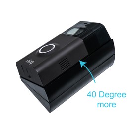 DoorBell Angle Adjustment Adapter / Bracket For The Ring Video Doorbell 2 (Doorbell Not Included) (For Ring Doorbell 2 only) (Black)