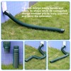 plusgutter Green-2pack Rain Gutter Downspout Extensions Flexible, Drain Downspout Extender,Down