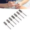 7pcs Nail Grinding Bits Professional Portable Nail Gel Removal Tungsten