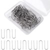 200pcs High Temperature Nichrome Wire Jump Rings, 21 Gauge Nichrome