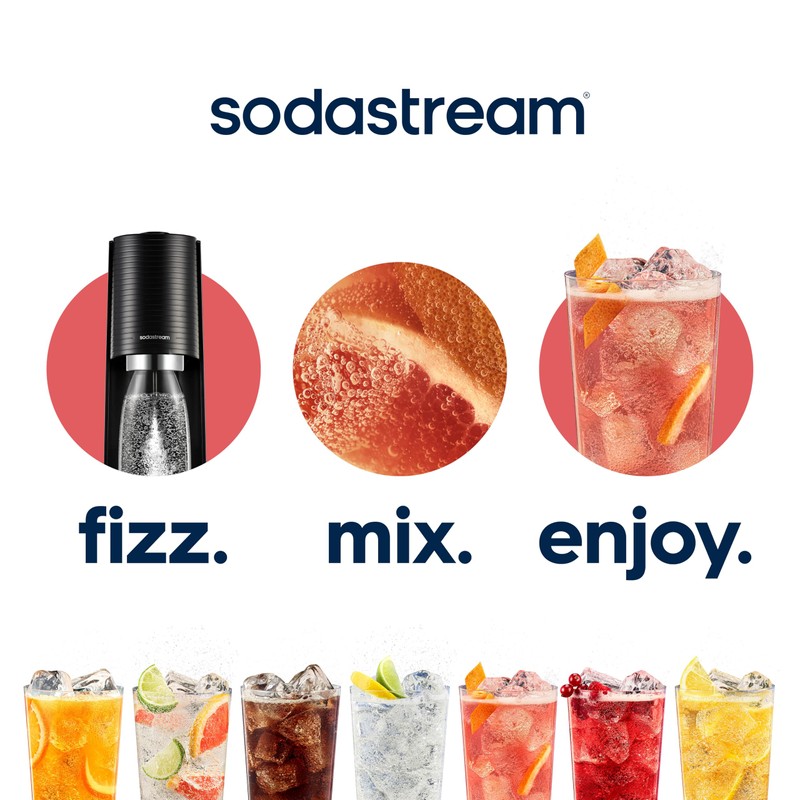 SodaStream Pink Grapefruit Zero Calorie, 14.8 Fl Oz (Pack of