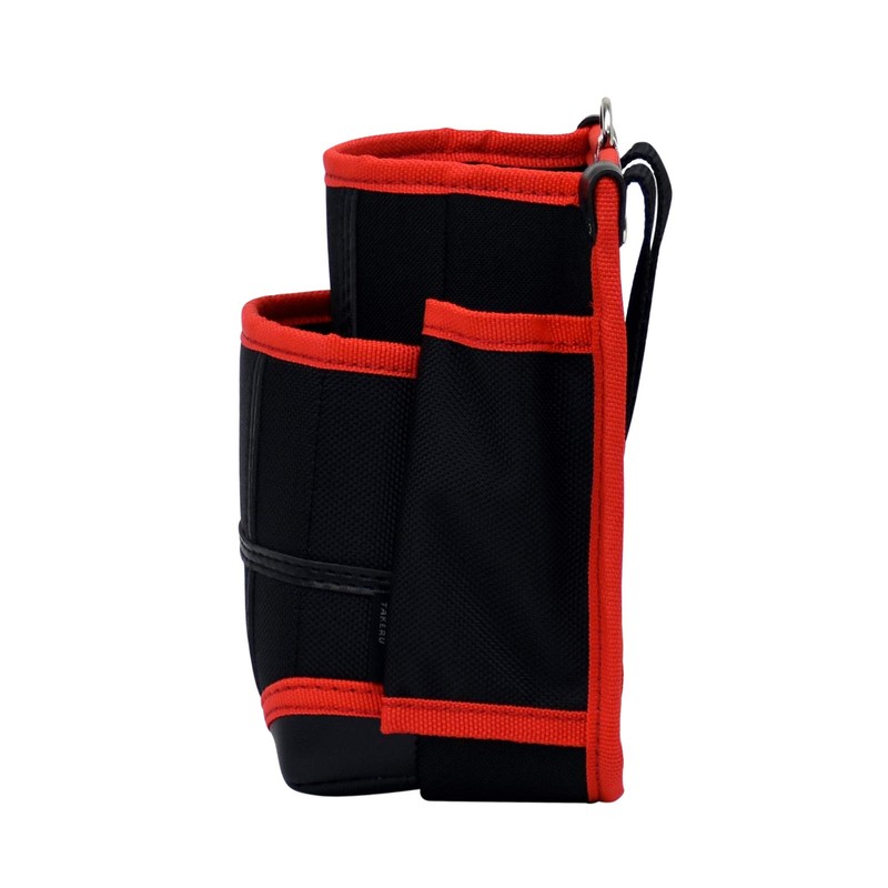 KH Takesonashii Two-tier Waist Bag, Black/Red