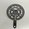 CDHPOWER Double Chainring Crankset 50/34T 170mm Crankarm Black Plastic Chain