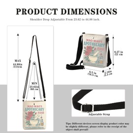 JTOUK Japanese Anime Inspired Gift Japanese Manga Gift Maomao's Apothecary Crossbody Bag (Apothecary CB EU)