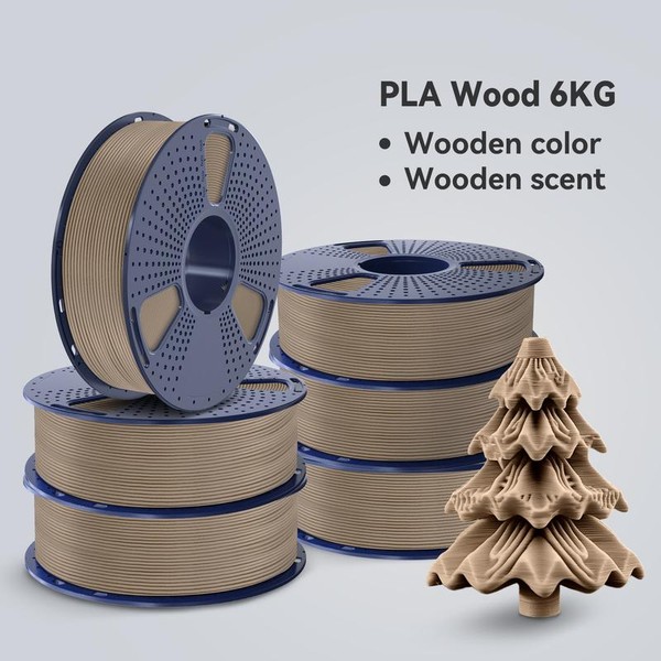 SUNLU Wood PLA Filament3D printer filament 1KG similar to real