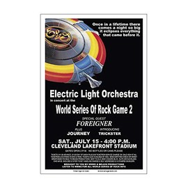 Raw Sugar Art Studio ELO/Electric Light Orchestra/Journey 1978 Cleveland Concert Poster