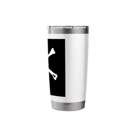 Emanuel Wynn Pirate Flag Stainless Steel Insulated Tumbler