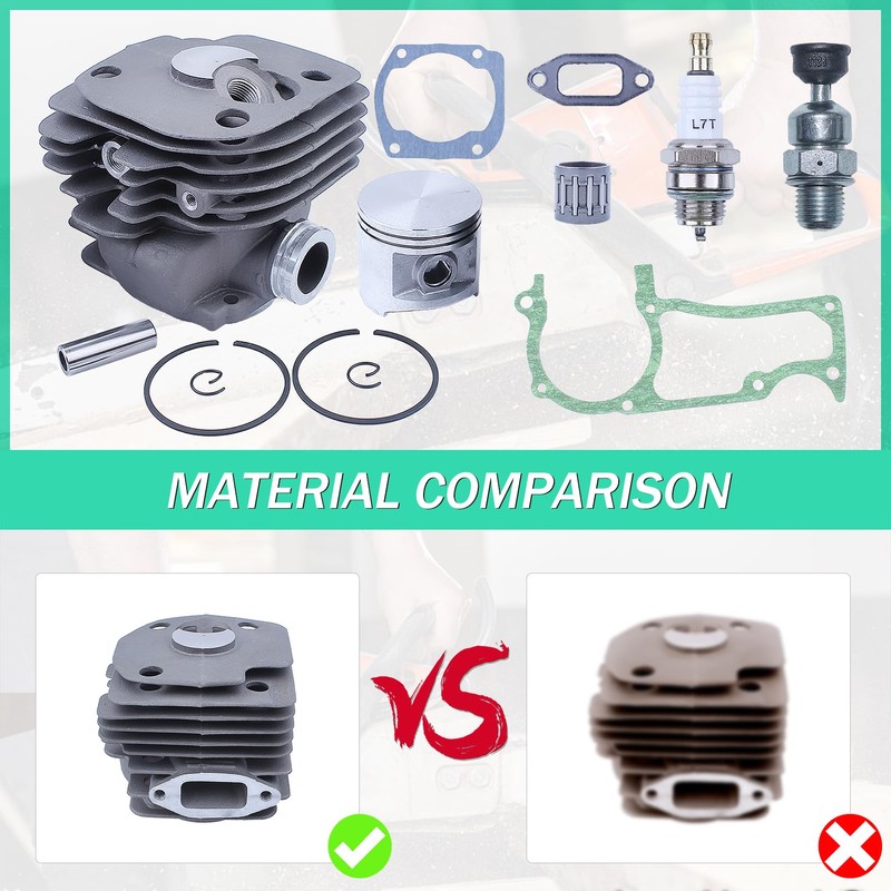 Adefol Piston & Cylinder Assembly (50mm) for Jonsered CS 2171