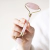 Area Bling Rose Quartz Facial Beauty Massage Roller