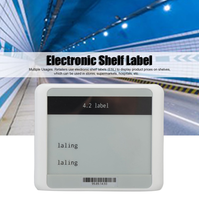 4.2in TFT Screen Electronic Shelf Label Bluetooth Connection Price Tag