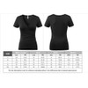 Beauhuty Women's Plus Size Tops Deep V Neck Ruched T-Shirts