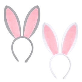 Unleash Your Inner Bunny: Adorable Rabbit Ear Sets for Kids & Adults - White Rabbit Costume Accessories